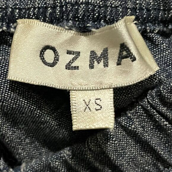 Ozma Chambray Matador Jumpsuit Blue Organic Cotton Blend Women’s Size XS - Picture 9 of 15